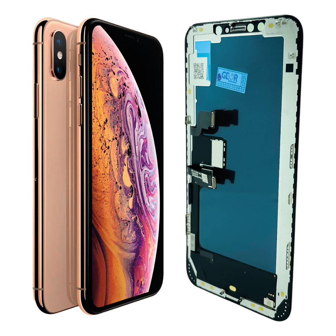 TELA IPHONE XS MAX HD - VIVID — frontal completo com touch — imagem 1